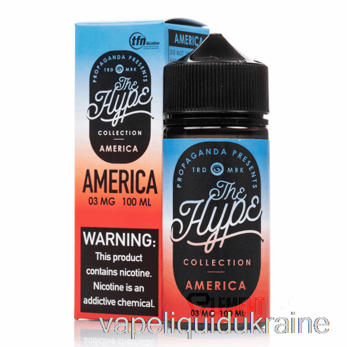 Vape Ukraine Hype - America - Propaganda E-Liquids - 100mL 0mg
